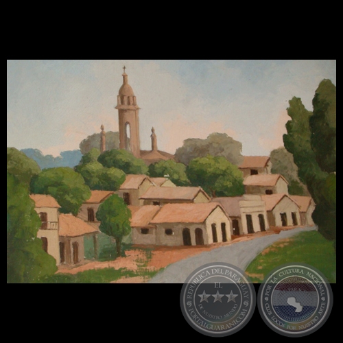 CIUDAD DE ITAUGUÁ - Óleo de ALICIA BRAVARD